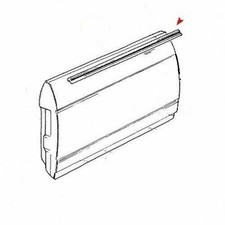 Mercedes Benz W123 Door Window Seal Belt Window Rubber Scraper Brushes 4 PC picture