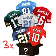 3x Football Autographed Jersey Box Mystery Signed with COA picture
