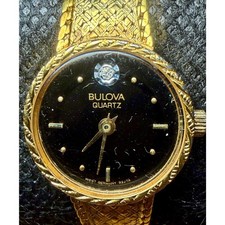 Vintage 1986 Bulova Quartz Dress Watch picture