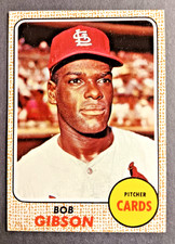 1968 Topps #100 Bob Gibson Cardinals picture
