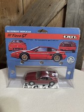 Vintage 1988 ERTL Pontiac Fiero GT 1:43 Blueprint Replicas Diecast #2651 Carded picture