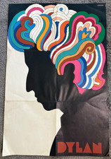 Original Bob Dylan 1966 Poster by Milton Glaser from Greatest Hits Album picture