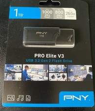 *BRAND NEW* IT’S 1TB  PNY - PRO Elite V3 1TB USB 3.2 Gen 2 Flash Drive - Black picture