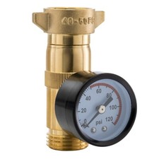 RecPro RV Brass Water Pressure Regulator with Optional Gauge | RV Plumbing picture
