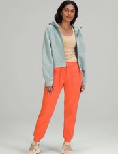 Lululemon Essential Fleece Jogger Orange Sweatpants Size 4 picture