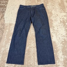 Ermenegildo Zegna 5 Pocket Jeans Men’s 36x29 Dark Wash Straight Designer picture