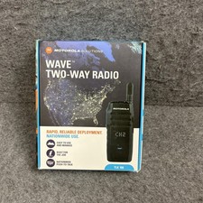 Motorola Solutions WAVE TLK 100 Two-Way Radio Handheld Black LTE, With Charger picture