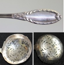 Antique Sterling Silver Sugar Sifter 1857-1897 E. Puiforcat, Excellent, Pristine picture