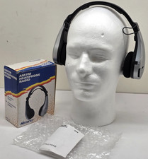 Vintage Memorex 229 AM / FM Radio Headphones (Open Box, Tested) picture