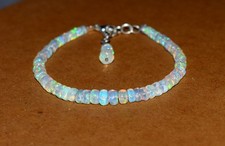 Natural Ethiopian Opal Wello Fire Opal Gemstone Beads 7.5