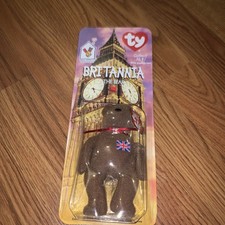 Britannia The Bear Ty Original Teenie Beanie - McDonald’s - 1999 -  1/4 - Mint picture