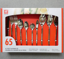 Zwilling Opus Flatware Set 65 Pieces 18/10 Stainless Steel Forged 13/0 Knives ✅✅ picture