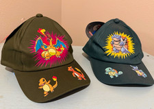 Pokémon Charizard Blastoise Cap Hat Vintage GAMEBOY COLOR ADVANCE Nintendo 2001 picture
