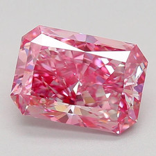 4.20 Ct Lab Grown Pink Color Diamond Emerald Cut VVS1 D Grade Certified Gemstone picture