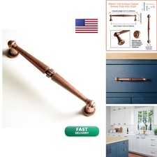 Goo-Ki 6 Pack Antique Copper Cabinet Pulls 5.04
