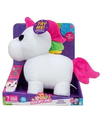 Adopt Me Mega Neon Unicorn 12in Light-Up Plush Unused Rainbow Maker Roblox Code picture