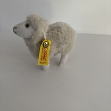 Steiff Vintage 1989 Mini White Lamb Plush Under 6 in w/ Ear Tag MPN 1518/11 picture