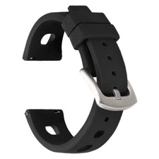 Retro Tropical Silicone Watch Strap 20mm 22mm Quick Release Rubber Watch Band picture