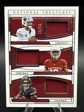 Panini 2024 National Treasures NFL Gear Trio Murray Conner Harrison Jr. /99 picture