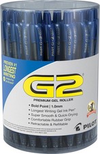 Pilot G2 Gel Pens Bold Point 1.0mm Retractable Smooth Rollerball 36 Pack Box picture