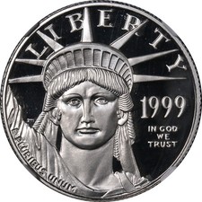 1999-W Platinum American Eagle $50 NGC PF70 Ultra Cameo STOCK picture