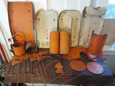 Vint 1930s Teenie Weenie Lawn Golf Game Original Wooden Box 28 Pcs Sheboygan Wi picture
