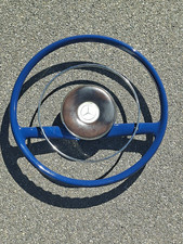 Mercedes Classic Steering Wheel W110 W111 W113 Pagoda Pontoon W105 W120 Blue picture