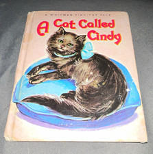 Whitman Tiny-Tot Tales A Cat Called Cindy 1953 Hardcover Alice Davidson picture