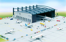 Herpa 513500 Wings Starter Set - 7 Airplanes w/Hangar & Accessories 1/500 picture