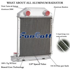 3-Row Core Aluminum Radiator For Fit Ford Holland DEXTA 957E8005 CC957E8005 picture