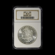 1880-S $1 Morgan Silver Dollar NGC MS65 -  USA picture