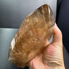 2.42lb Top Natural Rutilated crystal Quartz Mineral specimen Reiki Decor picture