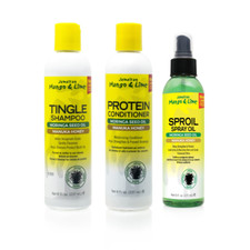 Jamaican Mango & Lime Tingle Shampoo & Protein Conditioner & Sproil Oil Set picture