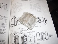 NOS ORIGINAL GENIUINE HARLEY KNUCKLEHEAD  TAILIGHT LOOK OUT  LENS 68093-47 picture