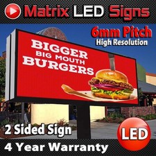 LED Sign Outdoor 2 Sided LED Programmable Message Center 2 Sided Sign P6  picture