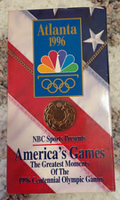 NBC Sports America's Games Greatest Moments 1996 Olympics VHS NTSC FS NR Costas picture