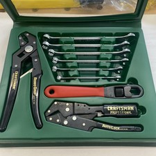 NOS Vintage Craftsman Professional 9-Pc Gift Set 45444 USA-made Robogrip, M1096 picture
