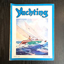 Yachting Magazine October 1938 Illustrated Boats & Sails Vol LXIV No IV English picture