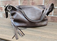 Coach Vintage Y2K- Era East West Legacy Shoulder Bag Brown Leather #F06D-1417 picture