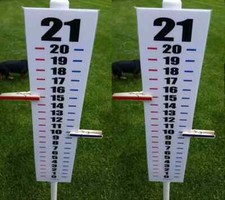 Set of 2 Easy Read - Cornhole Scoreboard Score Keeper - Corn Hole picture