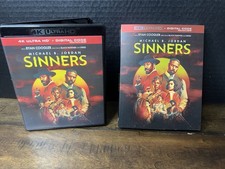 Sinners 4K Ultra HD Warner Bros Michael B Jordan Rare Slipcover Horror Blu Ray picture