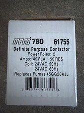 New Mars 780 2 Pole 40A 24V Definite Purpose Contactors 61755, NEW picture
