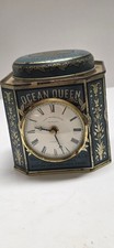 Vintage Ocean Queen Coffee Tin Clock John Moore Sons Clerkenwell London Quartz picture