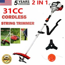 32CC 4-Stroke Grass String Trimmer 2 in 1 Brush Cutter Gas Trimmer Weed Edger US picture