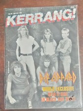 Kerrang Vintage 80s Metal 4 Magazine Lot Issues #139,#150,#151,#158 picture