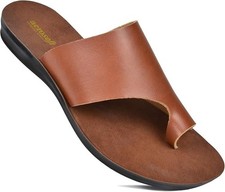 Aerosoft Women's Arch Support Sandals Comfortable Flip Flops for Walking Size 9 picture