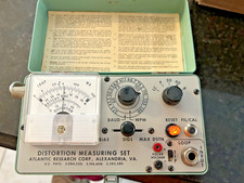 Vintage Atlantic Research Distortion Measuring Set Tester Works w/ Case picture