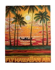 Liberty Puzzles Fly Hawaiian Air Wooden Jigsaw Puzzle RARE RETIRED - 553 pcs picture