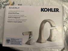 Kohler Riverly Widespread Bathroom Sink Faucet Brushed Nickel Finish -1806303 picture
