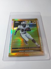 2003 Topps Chrome DP - Ricky Williams - GOLD Refractor SSP - Miami Dolphins picture